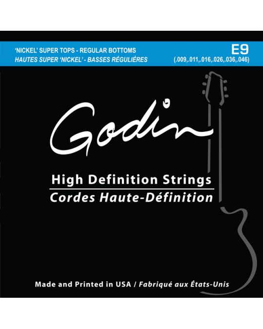 Godin E-9 Electric High-Definition Strings