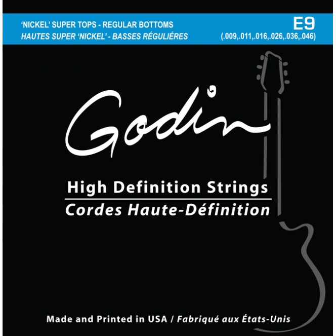 Godin E-9 Electric High-Definition Strings
