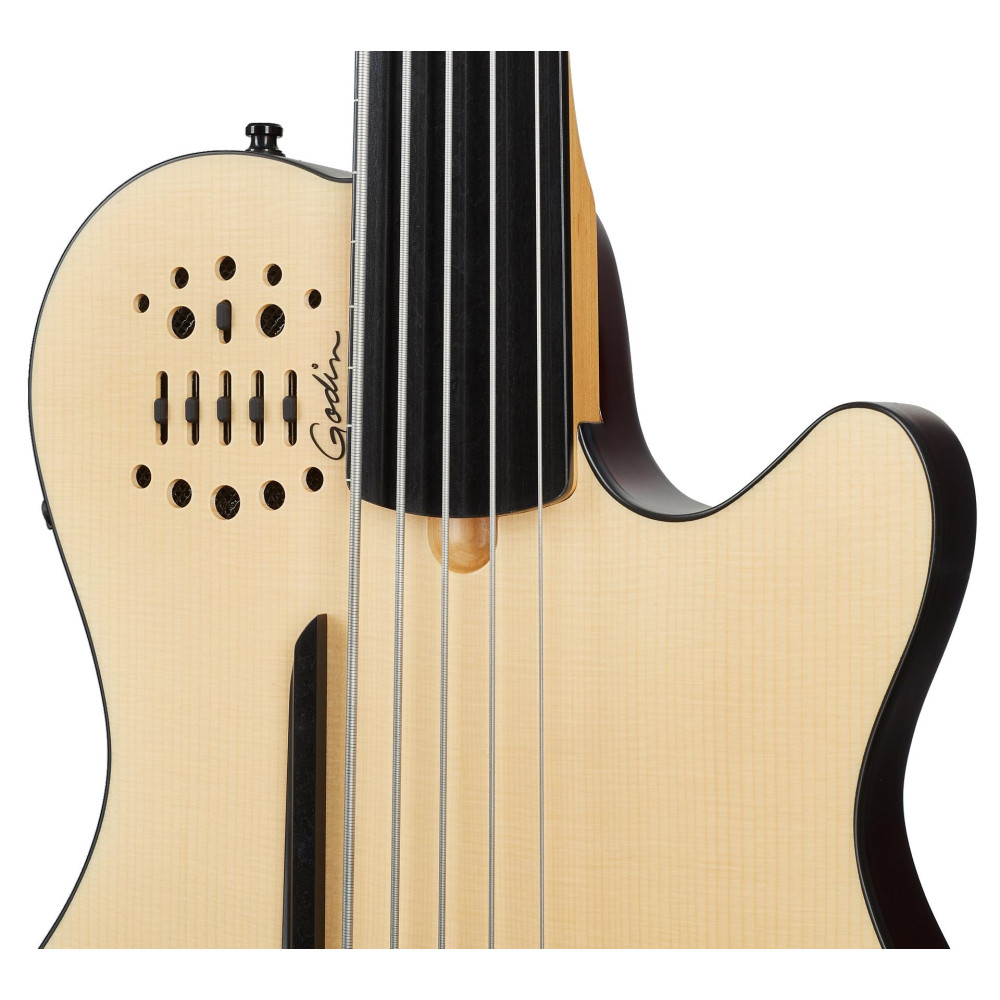 Godin A5 Ultra Natural Fretless A/E with Bag