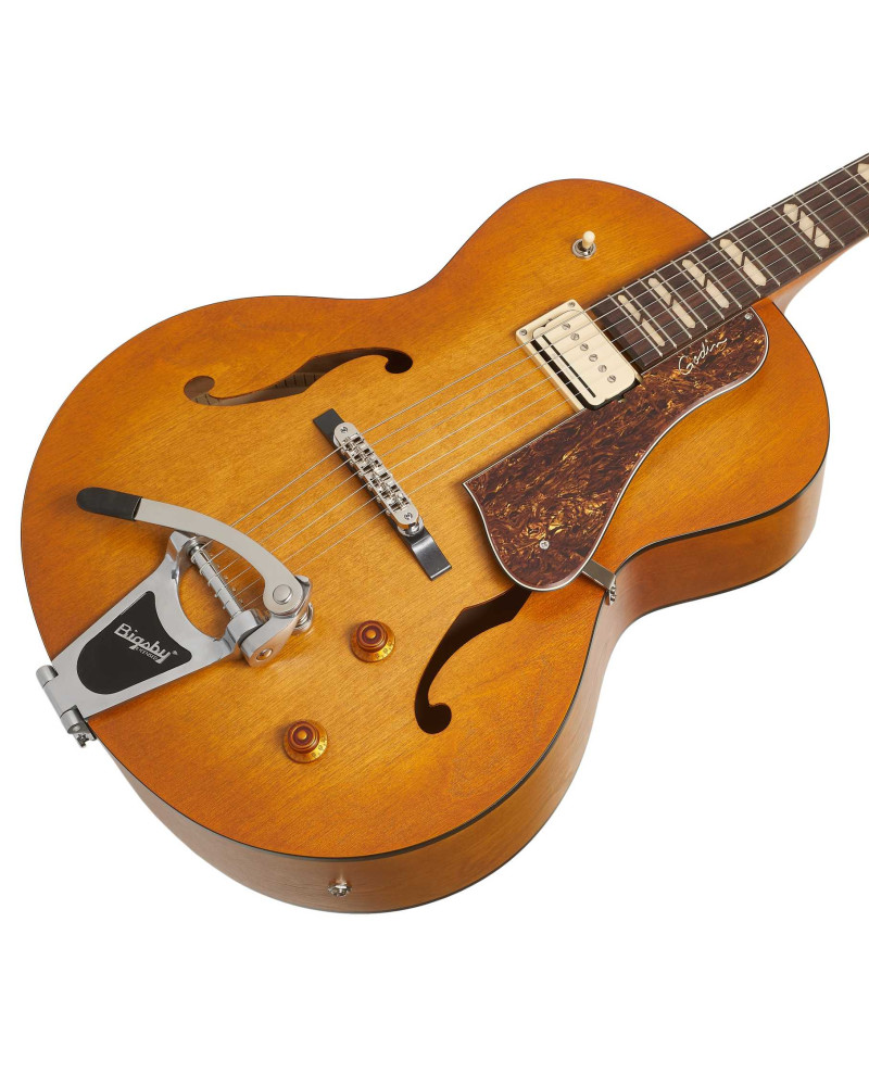 Godin 5th Avenue Jumbo P-Rail Harvest Gold