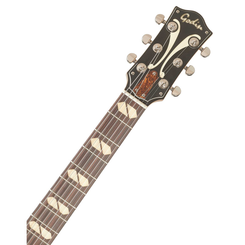 Godin 5th Avenue Jumbo P-Rail Harvest Gold