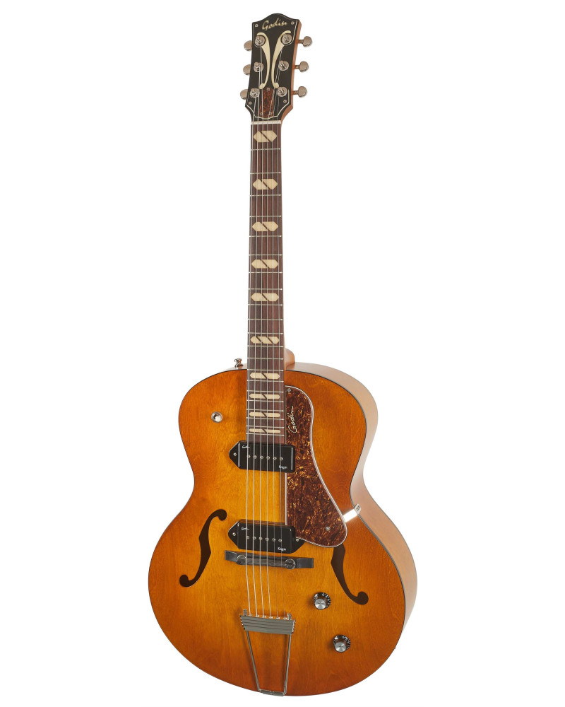 Godin 5th Avenue Jumbo P90 Harvest Gold