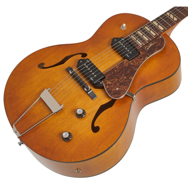 Godin 5th Avenue Jumbo P90 Harvest Gold
