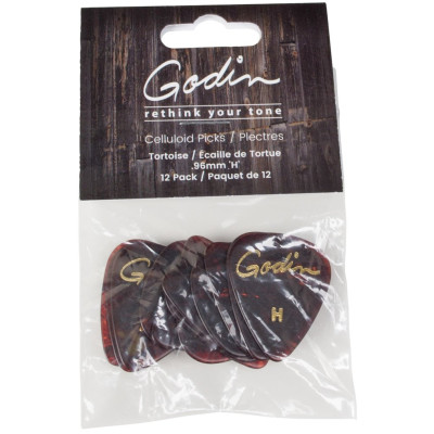Godin Guitar Picks Heavy .96 mm Tortoise