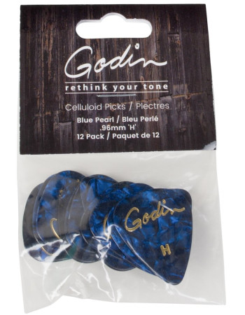 Godin Guitar Picks Heavy .96 mm Blue Pearl