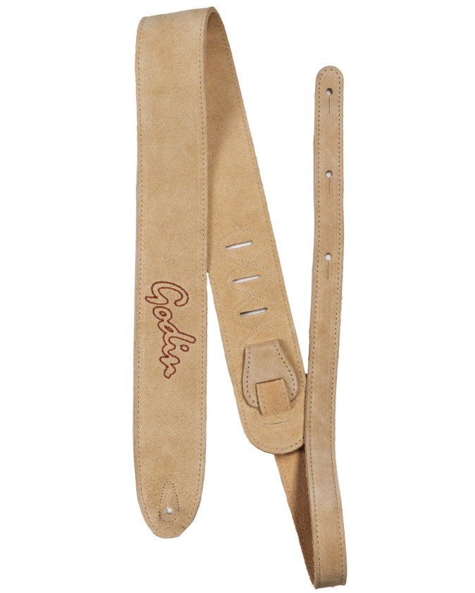 Godin Tan Suede Embroidery