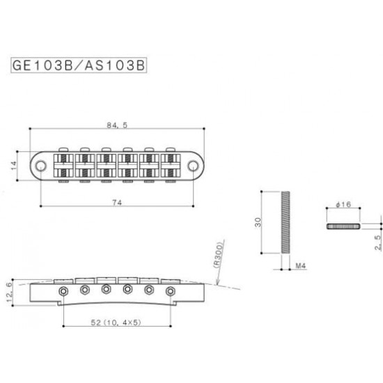 Gotoh GE103B-GG Gold