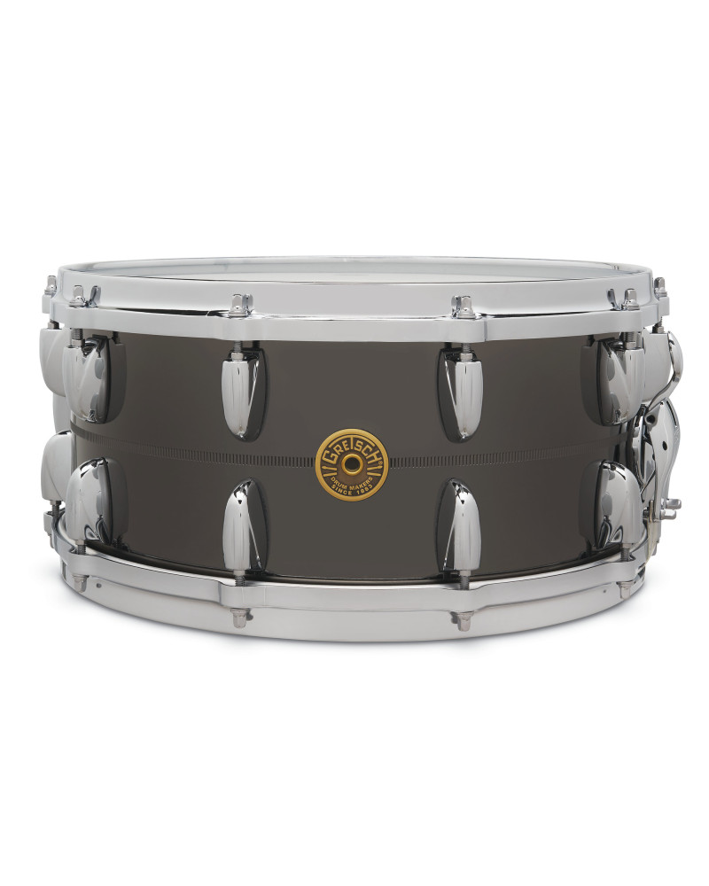 Gretsch GR820.484.101 G4169BBRBN Snare drum USA Black Nickel 14x6,5