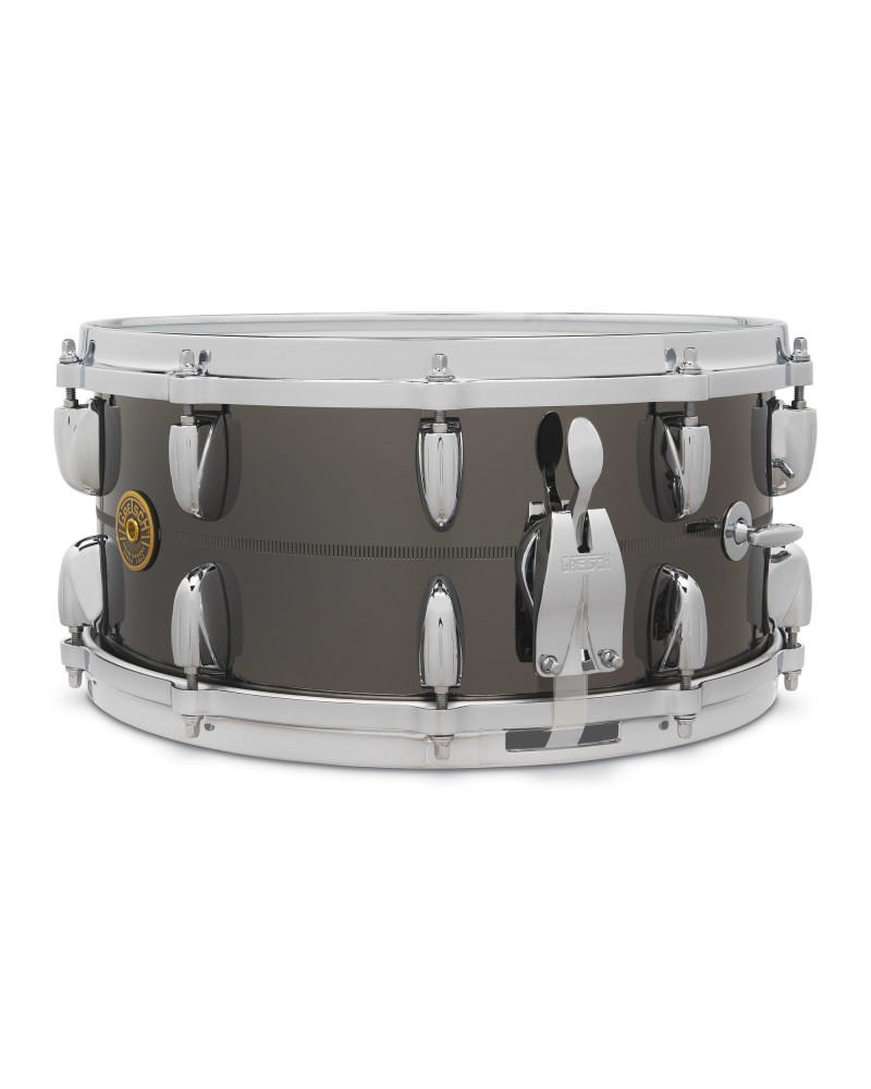 Gretsch GR820.484.101 G4169BBRBN Snare drum USA Black Nickel 14x6,5