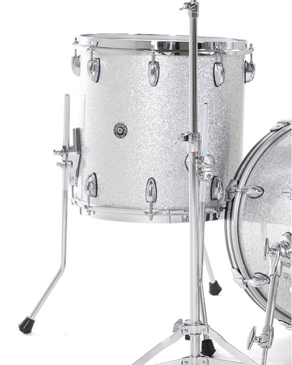 Gretsch GR808.607 GBNT1616FTCST012 Floor Tom USA Brooklyn Silver Sparkle