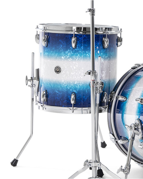 Gretsch GR808.605 GBNT1616FTCST308 Floor Tom USA Brooklyn Blue Burst Pearl