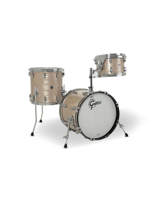 Gretsch GR808.034 GB-J483-300 Shell set USA Brooklyn 18" BD Antique Oyster