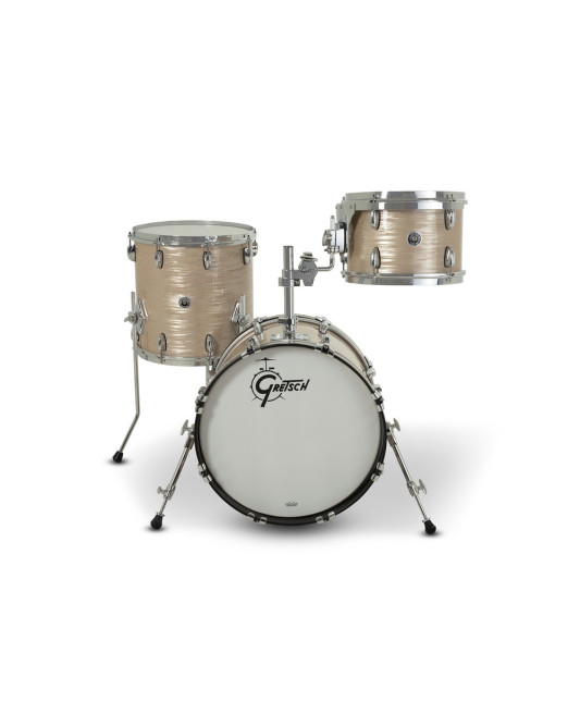 Gretsch GR808.034 GB-J483-300 Shell set USA Brooklyn 18" BD Antique Oyster