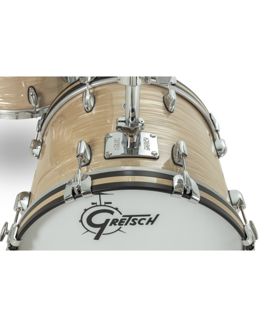 Gretsch GR808.034 GB-J483-300 Shell set USA Brooklyn 18" BD Antique Oyster