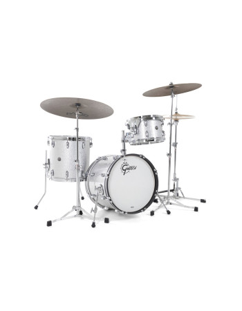 Gretsch GR808.037 GB-J483-012 Shell set USA Brooklyn 18" BD Sparkling Silver
