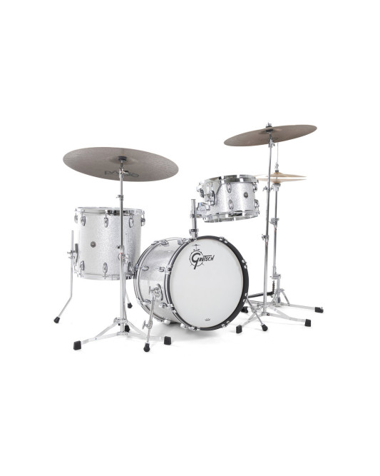 Gretsch GR808.037 GB-J483-012 Shell set USA Brooklyn 18" BD Sparkling Silver