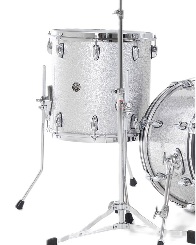 Gretsch GR808.637 GBNT1618FTCST012 Floor Tom USA Brooklyn Silver Sparkle