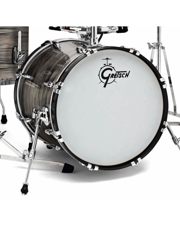 Gretsch GR808.781 GBNT1424KKCST301 Bass Drum USA Brooklyn 24" x 14" Grey Oyster