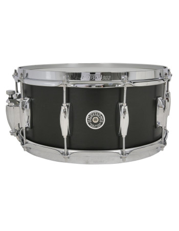 Gretsch GR809.066 GBSL6514S1CLSBM Snare drum USA Brooklyn Satin Black Metallic
