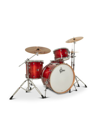 Gretsch GR814.164 CC2-R444C-GCB Shellset Catalina Club Burst 24" BD Gloss Crimson
