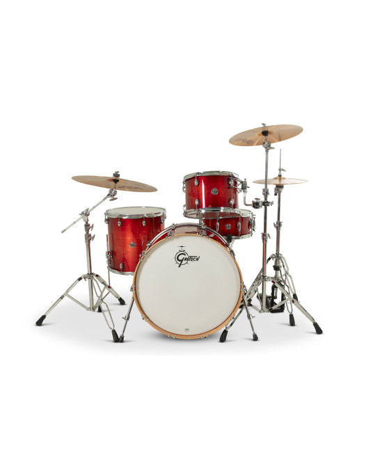 Gretsch GR814.164 CC2-R444C-GCB Shellset Catalina Club Burst 24" BD Gloss Crimson