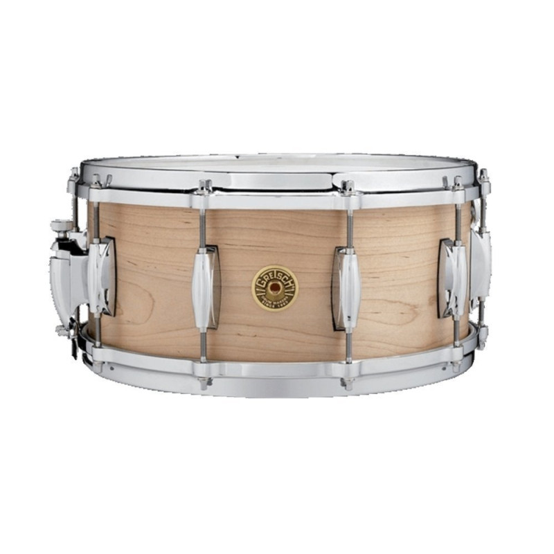 Gretsch GR820.512 G5-5514SSM Snare Drum USA Solid Maple 14" x 5,5" Brown|Beige|Light natural wood
