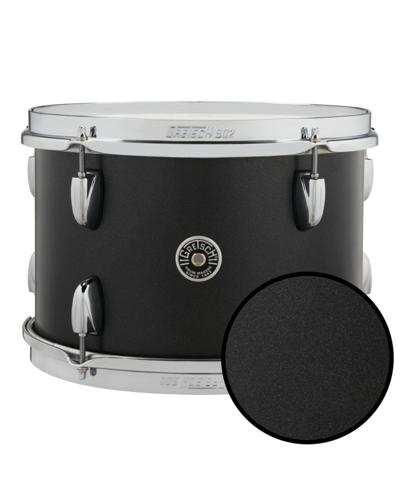 Gretsch GR808.336 Tom Tom USA Brooklyn 10x7 Satin Black Metallic