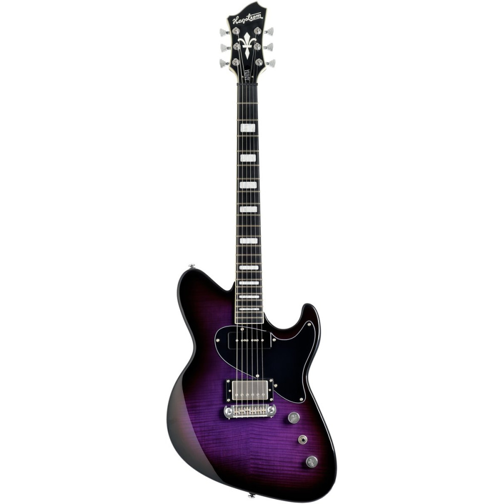 Hagstrom HSADINA109 Electric Guitar, Adina, Purple Burst