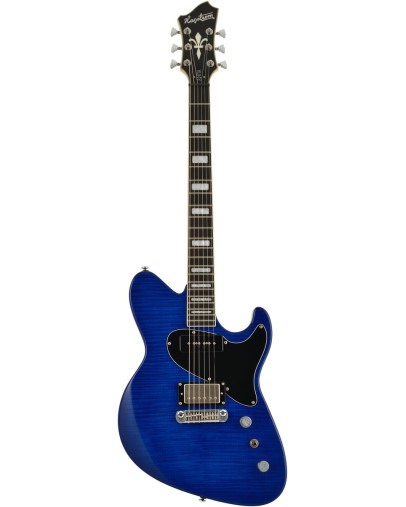 Hagstrom HSADINA116 Electric Guitar, Adina, Blue Sky