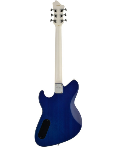 Hagstrom HSADINA116 Electric Guitar, Adina, Blue Sky
