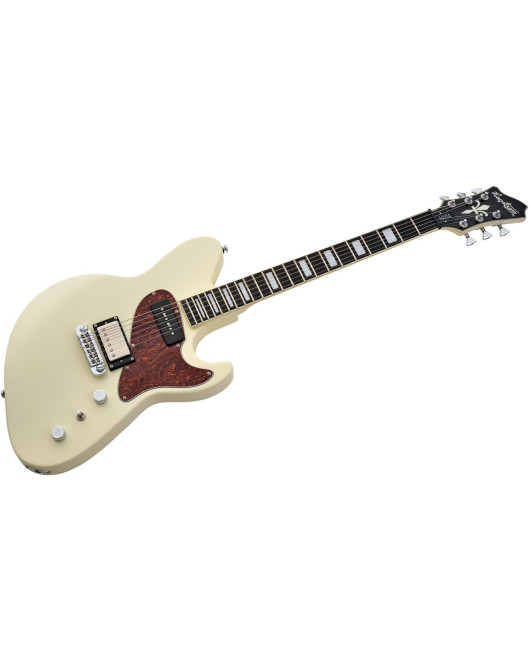 Hagstrom HSADINA15 Electric Guitar, Adina, Creme
