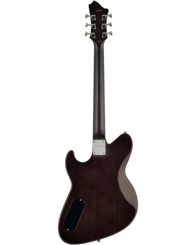Hagstrom HSADINA72 Electric Guitar, Adina, Dark Storm