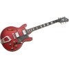 Hagstrom HSALVAR04 Electric Guitar, Alvar, Wild Cherry Transparent
