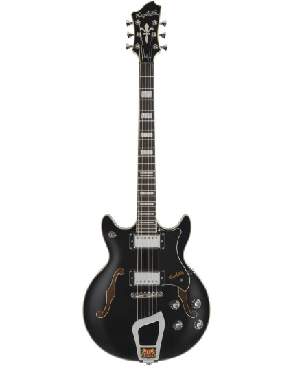 Hagstrom HSALVAR09 Electric Guitar, Alvar, Black