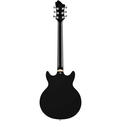 Hagstrom HSALVAR09 Electric Guitar, Alvar, Black