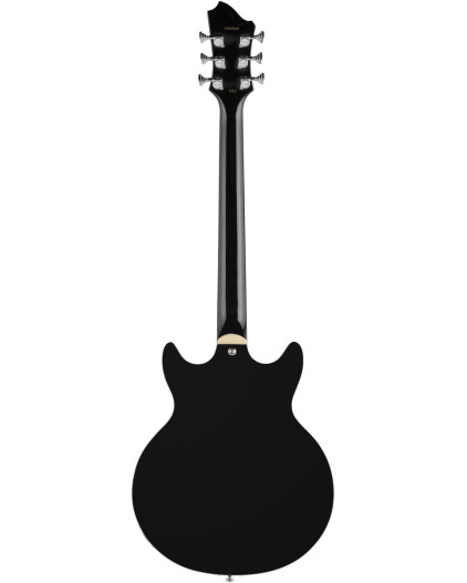 Hagstrom HSALVAR09 Electric Guitar, Alvar, Black