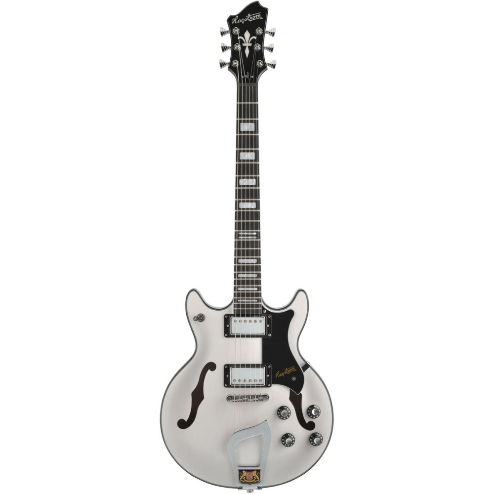 Hagstrom HSALVAR70 Electric Guitar, Alvar, Swedish Frost Gloss