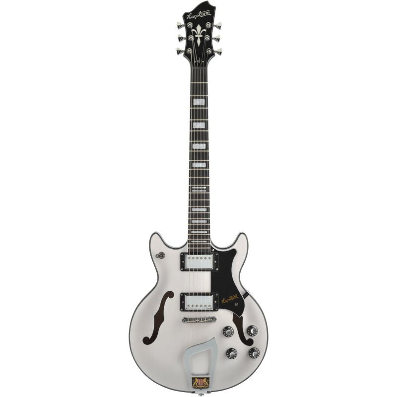 Hagstrom HSALVAR70 Electric Guitar, Alvar, Swedish Frost Gloss