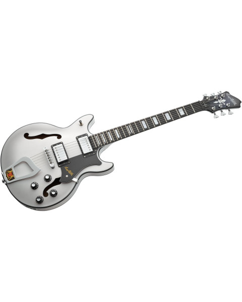 Hagstrom HSALVAR70 Electric Guitar, Alvar, Swedish Frost Gloss