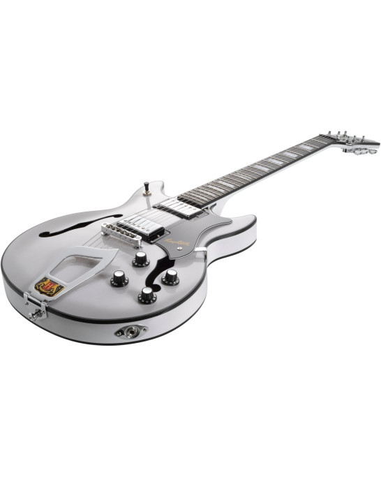 Hagstrom HSALVAR70 Electric Guitar, Alvar, Swedish Frost Gloss