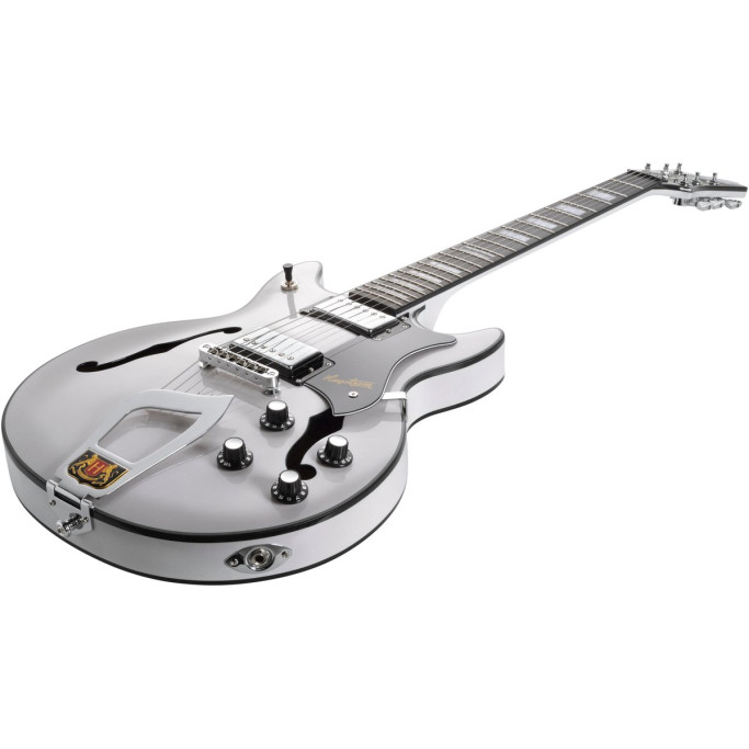 Hagstrom HSALVAR70 Electric Guitar, Alvar, Swedish Frost Gloss