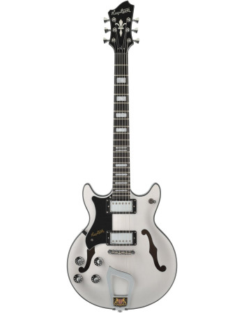 Hagstrom HSALVARLH70 Electric Guitar, Alvar, Swedish Frost Gloss, Lefthand