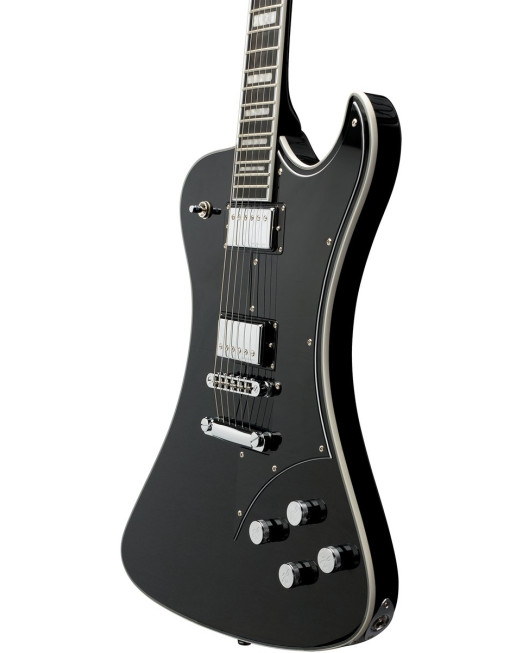 Hagstrom HSFANTOMEN09 Electric Guitar, Fantomen, Black Gloss