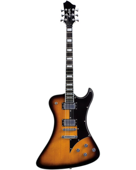 Hagstrom HSFANTOMEN18 Electric Guitar, Fantomen, Tobacco Sunburst
