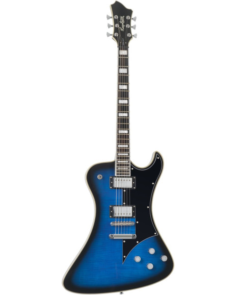 Hagstrom HSFANTOMEN76 Electric Guitar, Fantomen, Worn Denim