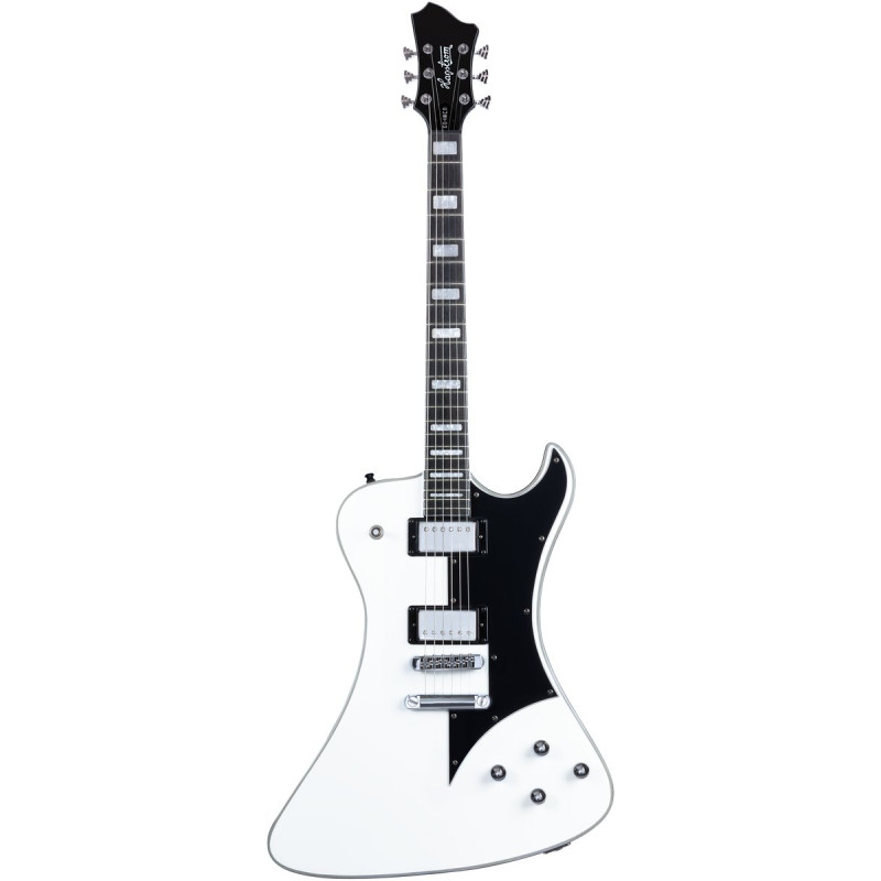 Hagstrom HSFANTOMENCUST02 Electric Guitar, Fantomen Custom, White Gloss