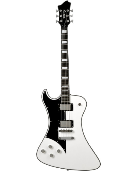 Hagstrom HSFANTOMENLH02 Electric Guitar, Fantomen, White Gloss, Lefthand
