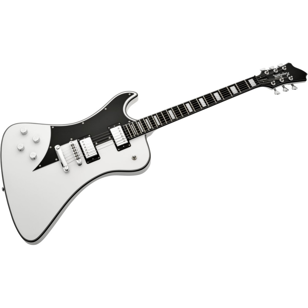 Hagstrom HSFANTOMENLH02 Electric Guitar, Fantomen, White Gloss, Lefthand