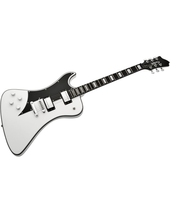 Hagstrom HSFANTOMENLH02 Electric Guitar, Fantomen, White Gloss, Lefthand