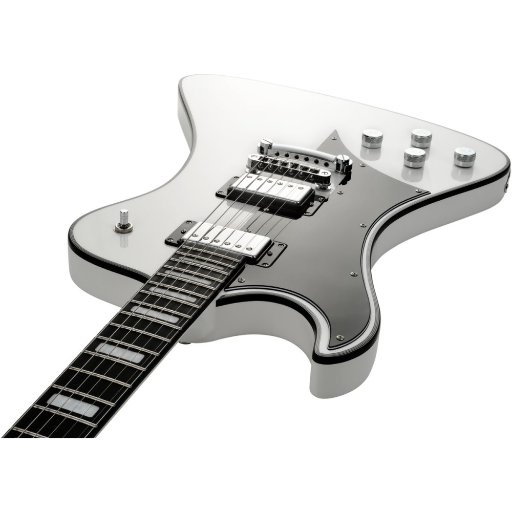 Hagstrom HSFANTOMENLH02 Electric Guitar, Fantomen, White Gloss, Lefthand
